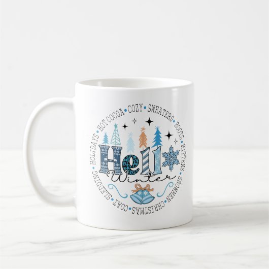 hallo Winter Coffee Koffiemok (Links)
