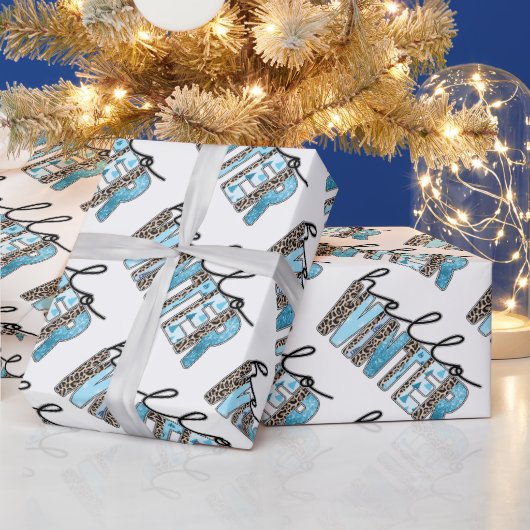 hallo Winter Customize Cadeaupapier (Feestdagen)