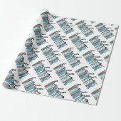 hallo Winter Customize Cadeaupapier (Uitgerold)