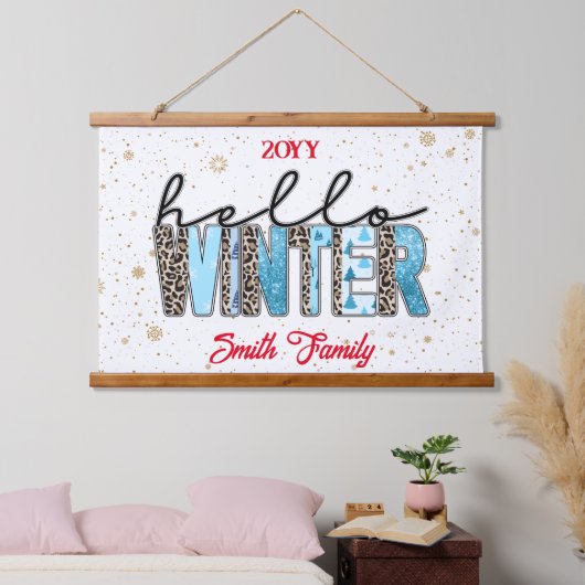 hallo Winter Customize Hangend Wandkleed (Slaapkamer)