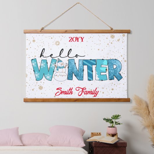 hallo Winter Customize Hangend Wandkleed (Slaapkamer)
