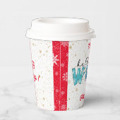 hallo Winter Customize Papieren Bekers (Rechts)