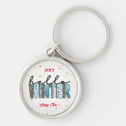 hallo Winter Customize Sleutelhanger (Voorkant)