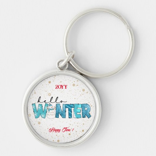 hallo Winter Customize Sleutelhanger (Voorkant)