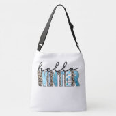 hallo Winter Fun Leopard Crossbody Tas (Achterkant)