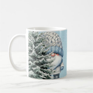Hallo Winter Gnome Keramische Mok