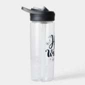 Hallo Winter Kerst Sneeuwvlok Winter Seizoen  Waterfles (Rechts)