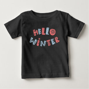 hallo Winter Kerstfeestdag voor baby-baby's