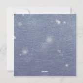 hallo Winter | Kerstmis Feestdagenkaart (Achterkant)