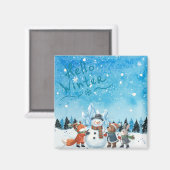 Hallo Winter Magneet (Voorkant / Achterkant)