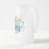 hallo Winter Matglas Bierpul (Voorkant rechts)