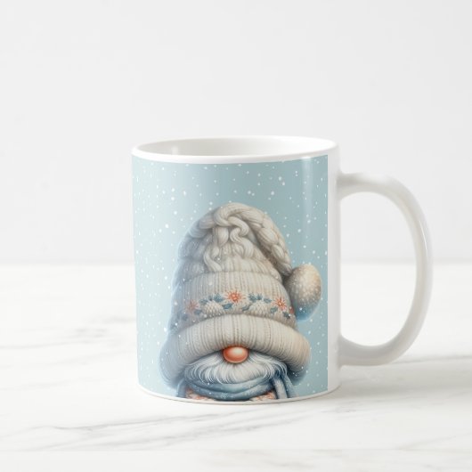Hallo Winter Mok Winter Gnome Keramische Mok (Rechts)