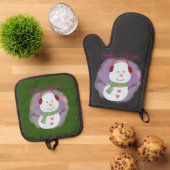 hallo winter ovenwant & pannenlap set (Top down)