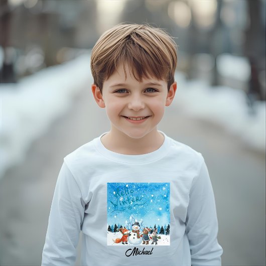 Hallo Winter Persoonlijke lange mouwen
