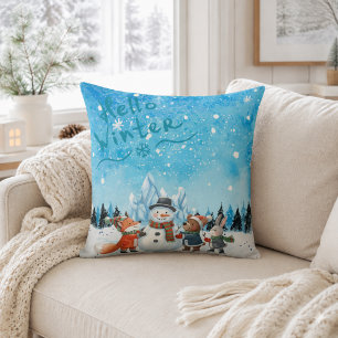 Hallo Winter Persoonlijke Worp Kussen