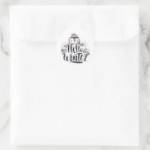 Hallo Winter Pinguïn Sticker (Tas)