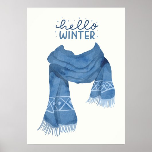 hallo winter poster (Voorkant)