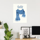 hallo winter poster (Thuiskantoor)