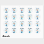 Hallo Winter Prinses Sticker (Vel)