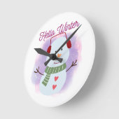 hallo winter ronde klok (Hoek)