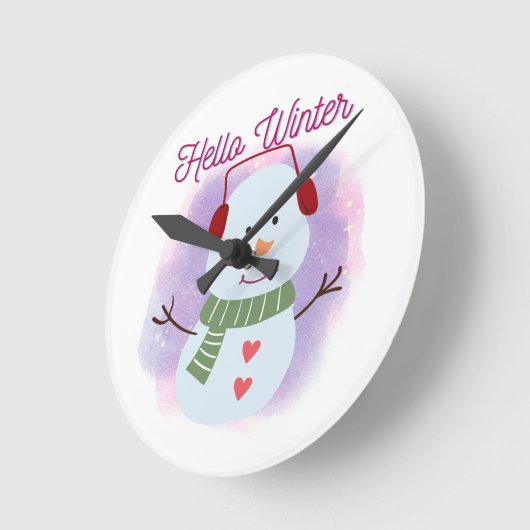 hallo winter ronde klok (Hoek)