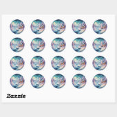hallo Winter Ronde Sticker (Vel)