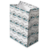 Hallo Winter Sneeuwman Medium Cadeauzakje (Achterkant Gekanteld)