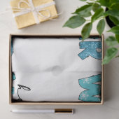 hallo Winter Snowman Customize Tissuepapier (Geschenk)
