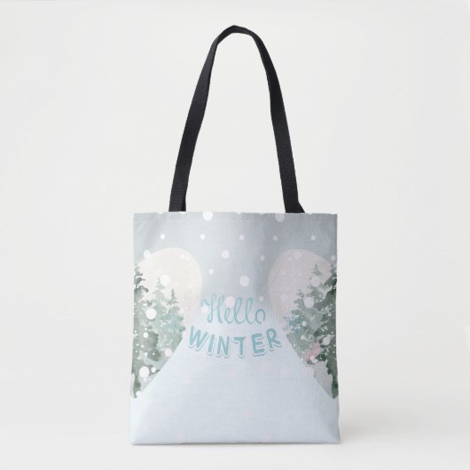 hallo Winter Tote Bag (Voorkant)