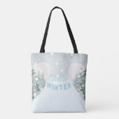 hallo Winter Tote Bag (Achterkant)