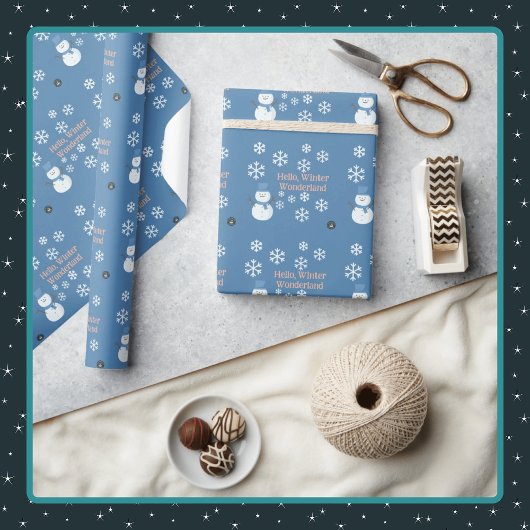 Hallo, Winter Wonderland Cadeaupapier
