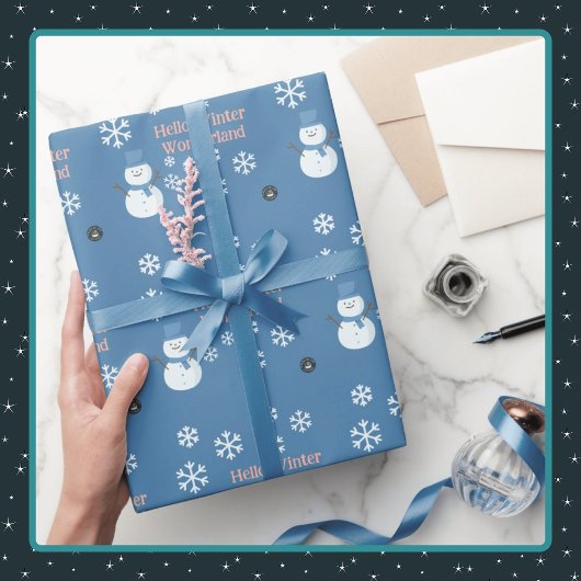 Hallo, Winter Wonderland Cadeaupapier