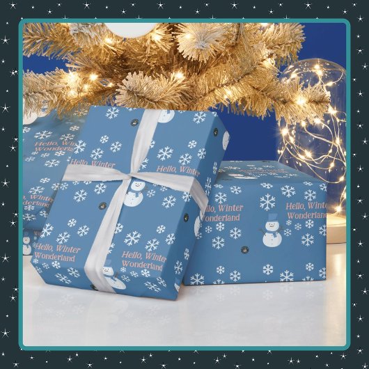 Hallo, Winter Wonderland Cadeaupapier