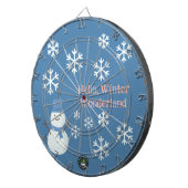 Hallo, Winter Wonderland Dartbord (Voorkant Rechts)