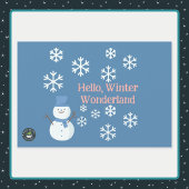 Hallo, Winter Wonderland Inpakpapier Vel
