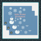 Hallo, Winter Wonderland Inpakpapier Vel