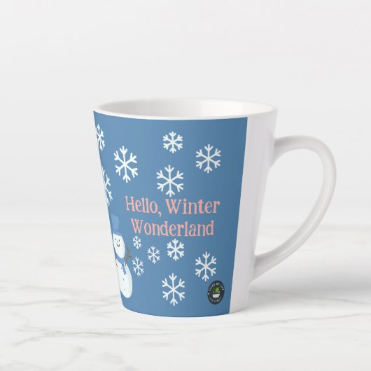 Hallo, Winter Wonderland Latte Mok (Rechts)