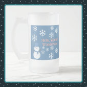 Hallo, Winter Wonderland Matglas Koffiemok