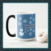 Hallo, Winter Wonderland Morphing Magische Mok