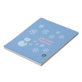 Hallo, Winter Wonderland Notitieblok (Linkerzijde)