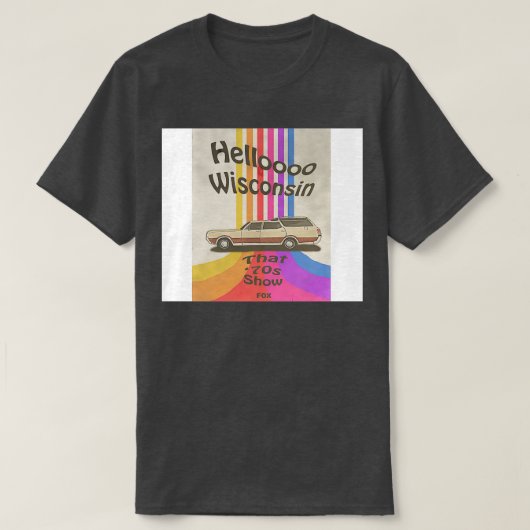 hallo Wisconsin T-shirt (Design voorkant)