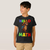 hallo Wiskunde naar school T-shirt (Voorkant volledig)
