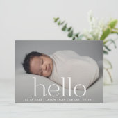 hallo witte donkere onderlaag moderne, volledige f aankondiging (Staand voorkant)