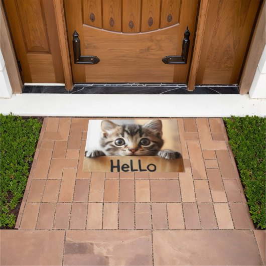 Hallo Woord Kat Deurmat (Buiten)