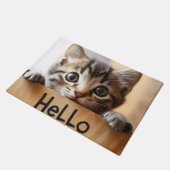 Hallo Woord Kat Deurmat (Schuin)