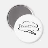 hallo Word Bubble Magnet (Voorkant / Achterkant)