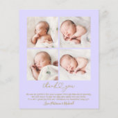 hallo World Arch Lijst Budget Geboorteaankondiging (Achterkant)