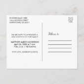 hallo World New Baby Modern kondiging Aankondigingskaart (Achterkant)