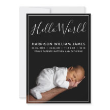 hallo World Photo Baby Birth