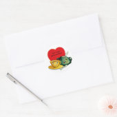 Hallo Ya Sugar, je bent een gerecht! Ronde Sticker (Envelop)